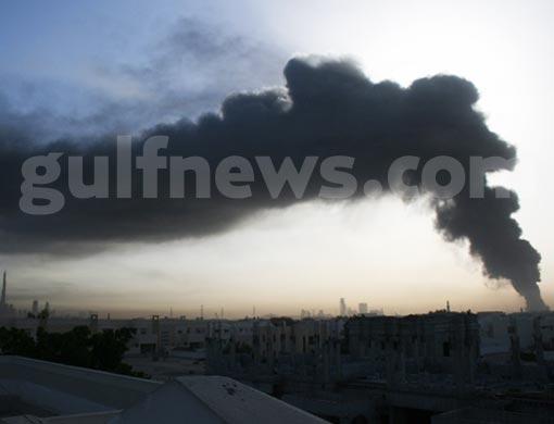 Fire in Al Quoz Fire in Al Quoz