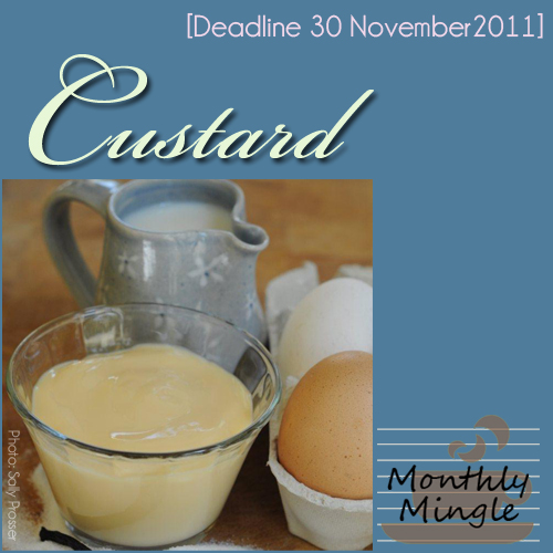 meeta's monthly mingle badgle - custard