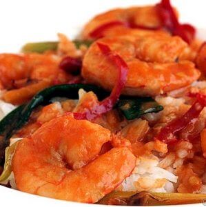 Ginger and Scotch Chilli Prawns