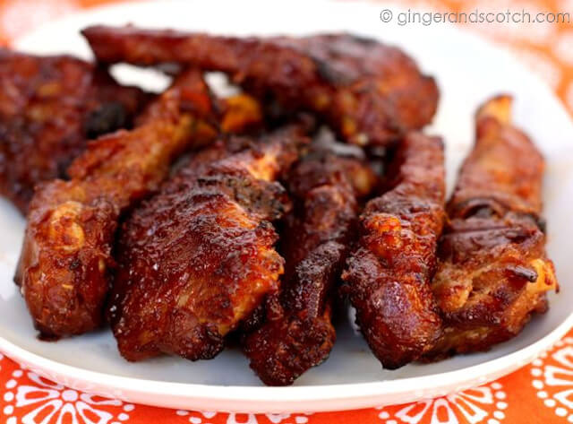 Ginger and Scotch Pork Ribs