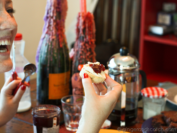 Eating Scone Eating Scone