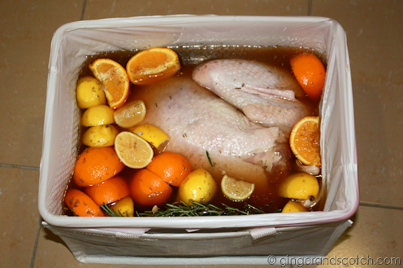 Brining the Turkey Brining the Turkey