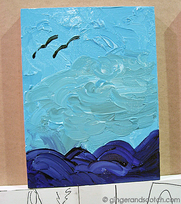 Painting at Abu Dhabi Art 2
