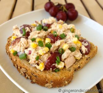 Tuna Salad with Fresh Corn