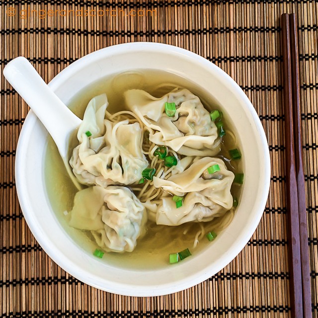 Chicken and Shrimp Wontons