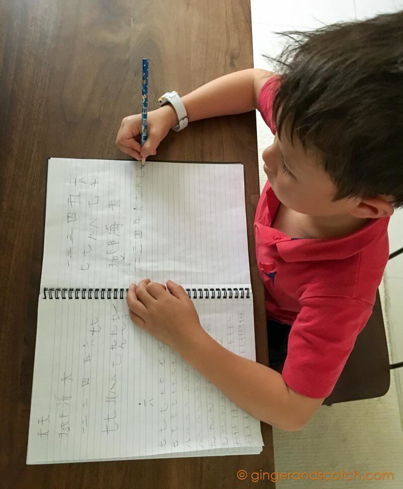 Wee Scotch writing Chinese