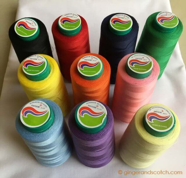 Assorted Rolls of Thread Bought at the Haberdashery Souk in Naif, Deira (Dubai)
