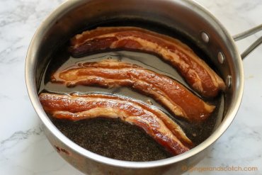 Braising Pork Belly in Soy-Mirin for Tonkotsu Ramen